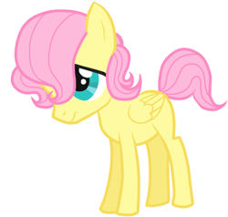 Size: 630x600 | Tagged: safe, artist:daeternal, butterscotch, fluttershy, pegasus, pony, colt, foal, rule 63