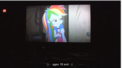 Size: 1283x717 | Tagged: safe, screencap, rainbow dash, equestria girls, rainbow rocks, meme, youtube caption