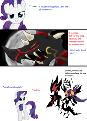 Size: 901x1256 | Tagged: safe, artist:ponypon, rarity, pony, unicorn, crossover, gluttonous buzzcrave, moon, patapon, ponteo