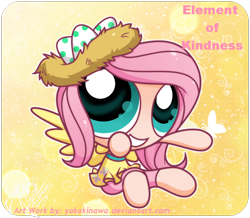 Size: 790x689 | Tagged: safe, artist:yokokinawa, fluttershy, humanized, parody, the powerpuff girls