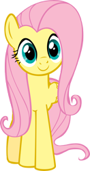 Size: 3084x5856 | Tagged: safe, artist:kittyhawk-contrail, part of a set, fluttershy, pegasus, pony, cute, happy, hugpony poses, looking at you, shyabetes, simple background, transparent background, vector