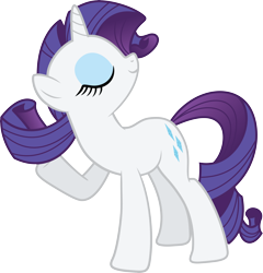 Size: 9455x9844 | Tagged: safe, artist:quanno3, rarity, pony, unicorn, absurd resolution, eyes closed, female, mare, simple background, solo, transparent background