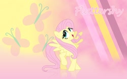 Size: 2560x1600 | Tagged: dead source, safe, artist:saeiter, fluttershy, pegasus, pony, solo, wallpaper