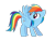 Size: 1032x774 | Tagged: safe, artist:atmospark, derpibooru import, rainbow dash, pegasus, pony, .psd available, .svg available, simple background, smiling, solo, transparent background, vector