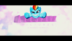 Size: 1920x1090 | Tagged: safe, derpibooru import, screencap, rainbow dash, pegasus, pony, my little pony: the movie, allspark pictures, solo