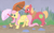 Size: 1280x800 | Tagged: safe, artist:bibliodragon, big macintosh, fluttershy, duck, earth pony, pegasus, pony, fluttermac, male, rain, shipping, stallion, straight, umbrella