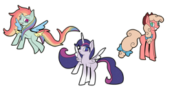 Size: 3000x1668 | Tagged: safe, artist:xxangelanarchyxx, derpibooru import, applejack, fluttershy, rainbow dash, rarity, twilight sparkle, twilight sparkle (alicorn), alicorn, earth pony, pony, fusion