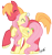 Size: 994x1050 | Tagged: safe, artist:dawnallies, big macintosh, fluttershy, earth pony, pegasus, pony, eyes closed, fluttermac, male, neck nuzzle, nuzzling, shipping, stallion, straight