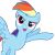 Size: 1262x1262 | Tagged: safe, artist:birthofthepheonix, derpibooru import, rainbow dash, pegasus, pony, pointing, simple background, solo, transparent background, vector