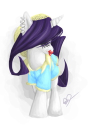 Size: 565x769 | Tagged: dead source, safe, artist:hangryhangryhippo, rarity, pony, unicorn, solo