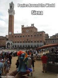 Size: 720x960 | Tagged: safe, artist:vaum-digger, rainbow dash, pegasus, pony, italy, photo, ponies around the world, siena