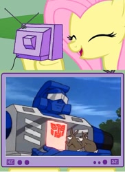 Size: 604x829 | Tagged: safe, fluttershy, pegasus, pony, beachcomber (transformers), exploitable meme, meme, transformers, tv meme