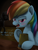 Size: 1200x1600 | Tagged: safe, artist:irregular-entity, rainbow dash, pegasus, pony, blushing, bubble, dashaholic, drunk, drunker dash