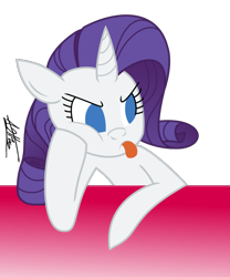 Size: 750x900 | Tagged: safe, artist:thedeseasedcow, rarity, pony, unicorn, female, horn, mare, solo, white coat