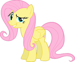 Size: 4000x3336 | Tagged: safe, artist:wildtiel, fluttershy, pegasus, pony, simple background, solo, transparent background, vector