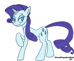 Size: 907x754 | Tagged: safe, artist:smokingsumsoup, rarity, pony, unicorn, female, horn, mare, white coat