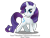 Size: 1800x1350 | Tagged: safe, artist:tiffanymarsou, rarity, pony, unicorn, female, horn, mare, solo, white coat