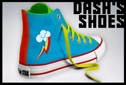 Size: 794x537 | Tagged: safe, artist:cookye306, rainbow dash, converse, custom, cutie mark, no pony, shoes