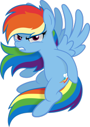 Size: 3193x4500 | Tagged: safe, artist:godoffury, rainbow dash, pegasus, pony, flying, simple background, solo, transparent background, vector