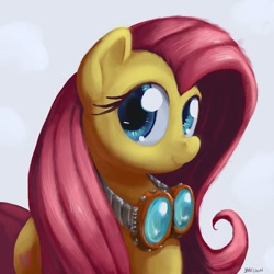 Size: 1200x1200 | Tagged: safe, artist:docwario, fluttershy, pegasus, pony, female, goggles, mare, solo