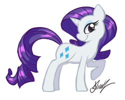 Size: 812x648 | Tagged: safe, artist:tychosexual, rarity, pony, unicorn, female, horn, mare, solo, white coat