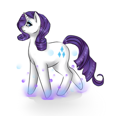 Size: 1141x1079 | Tagged: safe, artist:mscootaloo, rarity, pony, unicorn, female, horn, mare, solo, white coat