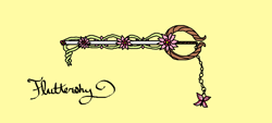 Size: 1359x613 | Tagged: safe, fluttershy, keyblade, kingdom hearts, no pony, simple background, text