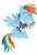 Size: 465x681 | Tagged: safe, artist:masem, rainbow dash, pegasus, pony, blowing, blowing whistle, clothes, costume, eyes closed, football, nightmare night, nightmare night costume, puffy cheeks, rainblow dash, referee, referee rainbow dash, solo, whistle, whistle necklace