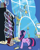 Size: 789x986 | Tagged: safe, artist:dsana, derpibooru import, rainbow dash, twilight sparkle, pegasus, pony, unicorn, book, bookcase, broken glass, butt, canterlot, cut, fanfic, fanfic art, feather, female, hourglass, ink, inkwell, ladder, lesbian, mare, plot, rainbow crash, rainbow trail, shattered glass, shipping, speed trail, twidash, twilight's canterlot home, window