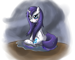 Size: 2965x2400 | Tagged: safe, artist:leadhooves, rarity, pony, unicorn, high res, solo, wet, wet mane, wet mane rarity