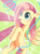 Size: 620x837 | Tagged: safe, artist:ipun, fluttershy, pegasus, pony, female, mare, ribbon, solo