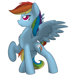 Size: 1754x1894 | Tagged: safe, artist:allyster-black, rainbow dash, pegasus, pony, simple background, solo, transparent background
