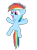 Size: 2048x2732 | Tagged: safe, artist:prismaticstars, derpibooru import, rainbow dash, pegasus, pony, newbie dash, female, filly, filly rainbow dash, high res, simple background, solo, transparent background, vector