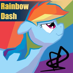 Size: 4000x4000 | Tagged: safe, artist:whatchyagonnado, rainbow dash, pegasus, pony, female, mare, simple background, solo