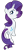 Size: 338x724 | Tagged: safe, artist:nukeleer, rarity, pony, unicorn, female, horn, mare, solo, white coat