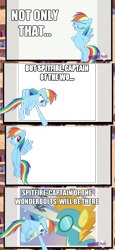 Size: 469x1024 | Tagged: safe, rainbow dash, pegasus, pony, exploitable meme, meme, rainbow dash's slideshow, template