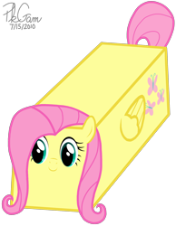 Size: 2100x2700 | Tagged: safe, artist:pkgam, fluttershy, pegasus, pony, butter, flutterbutter, high res, literal buttershy, pun