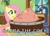 Size: 430x312 | Tagged: safe, edit, edited screencap, screencap, fluttershy, philomena, bird, pegasus, phoenix, pony, a bird in the hoof, duo, female, hutt, inflation, jabba the hutt, mare, star wars, swollen, tub