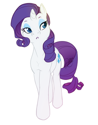 Size: 500x642 | Tagged: safe, artist:jagzilla, rarity, pony, unicorn, female, mare, simple background, solo, walking, white background