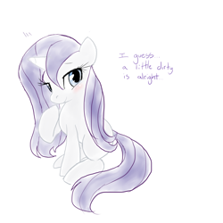 Size: 1280x1280 | Tagged: safe, artist:jessy, rarity, pony, unicorn, solo, wet, wet mane, wet mane rarity