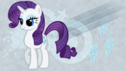 Size: 900x506 | Tagged: safe, artist:omega-style, rarity, pony, unicorn, female, horn, mare, wallpaper, white coat