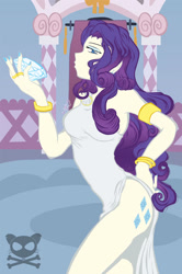 Size: 825x1240 | Tagged: safe, artist:mind-crash, rarity, human, clothes, female, humanized, purple hair, solo