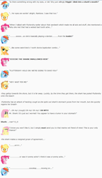 Size: 850x1477 | Tagged: safe, artist:dziadek1990, derpibooru import, applejack, fluttershy, pinkie pie, rainbow dash, earth pony, pegasus, pony, conversation, emote story, emote story:shark tale, emotes, reddit, slice of life, text, tumor