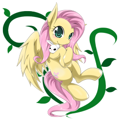 Size: 5477x5589 | Tagged: safe, artist:zaiyaki, fluttershy, pegasus, pony, absurd resolution, blushing, female, mare