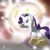 Size: 500x500 | Tagged: safe, artist:valiantrarity, fluttershy, rarity, pegasus, pony, unicorn, female, mare, pink mane, purple mane, white coat, yellow coat