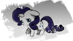 Size: 1024x583 | Tagged: safe, artist:aisuroma, rarity, pony, unicorn, chibi, crying, sad