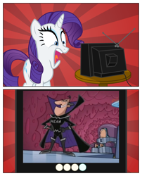 Size: 1050x1299 | Tagged: safe, rarity, human, pony, dinkleberg, exploitable meme, meme, the fairly oddparents, tv meme