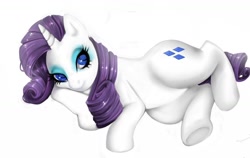 Size: 1500x950 | Tagged: safe, artist:sablefaun, rarity, pony, unicorn, female, mare, simple background, solo, white background