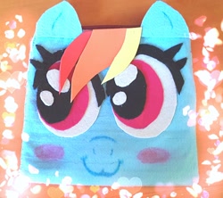 Size: 1280x1139 | Tagged: safe, artist:moonlightprincess002, derpibooru import, rainbow dash, pegasus, pony, artisan, artisan crafts, felt, pencil case