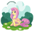 Size: 720x652 | Tagged: safe, artist:creepynurse, fluttershy, pegasus, pony, female, mare, pink mane, solo, yellow coat